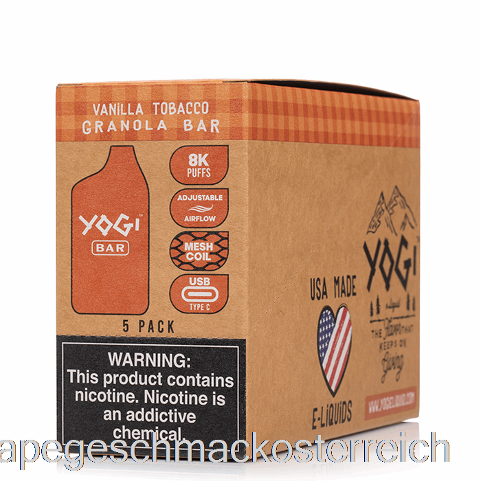 [5er-Pack] Yogi Bar 8000 Einweg-Vape-Geschmack